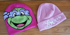 Girls Hats TMNT Donatello  Childrens Place Love Beenie Size 4-7