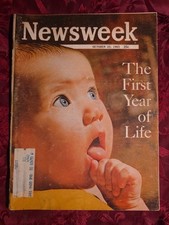 NEWSWEEK Magazine October 25 1965 Oct 65 10/25/65 BABIES FIRST YEAR OF LIFE NEWSWEEK Magazine October 25 1965 Oct 65 10/25/65 BABIES FIRST YEAR OF LIFE