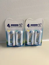 8-Pack Replacement Brush Heads – Fits Most Electric Toothbrushes