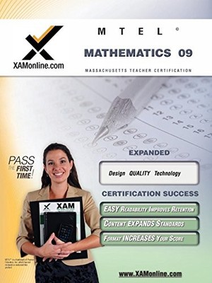 MTEL MATHEMATICS 09 TEACHER CERTIFICATION TEST PREP STUDY By Xamonline *VG+*