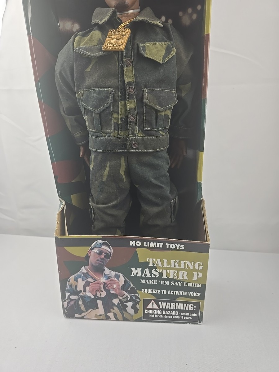 Talking Master P Doll Make 'Em Say Uhhh No Limit Toys wear On Box