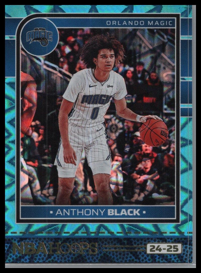 2024-25 Hoops #159 Anthony Black Teal Explosion