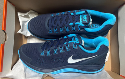 Nike Lunarlon Lunarglide 4 Dunkel Blau Neu 45 EU 