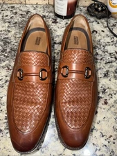 Johnston & Murphy Loafers Mens Shoes Size 14 M BLK/BRN EUC MM