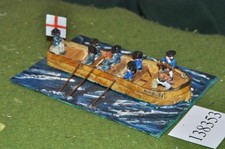 25mm napoleonic / british - sailors & boat 14 figs - (138353)