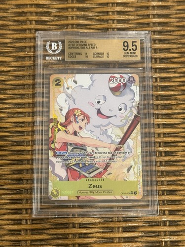 Zeus (Alternate Art) graded BGS 9.5 for sale on eBay