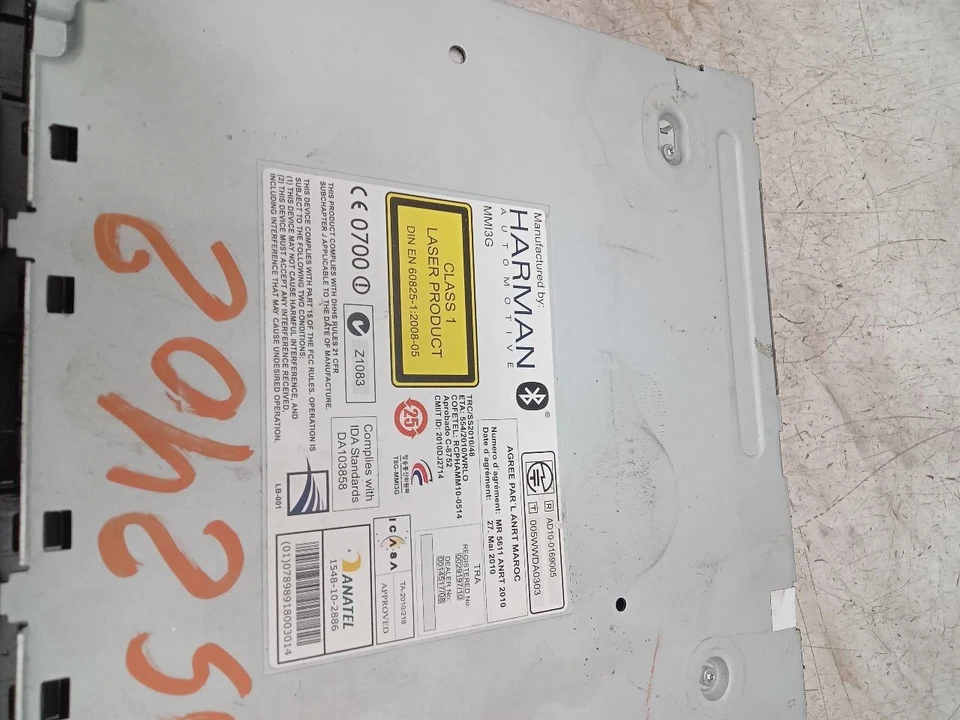 Audio Equipment Radio Media Player Dash Mounted Fits 12-15 AUDI A6 333591 Foto 3 de 4