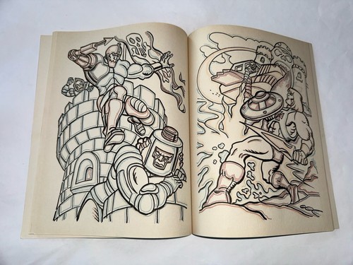 He-Man Masters Of The Universe Vintage 1983 Paint With Water Book Error Page! - Picture 4 of 8