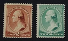 CKStamps: US Stamps Collection Scott#210 Mint H OG #231 Mint LH OG