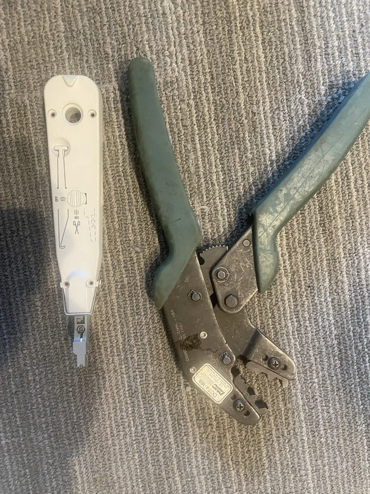 Herramienta de crimpado DMC DCT4-169 y herramienta de inserción ADC Krone LSA-Plus Foto 4 de 4