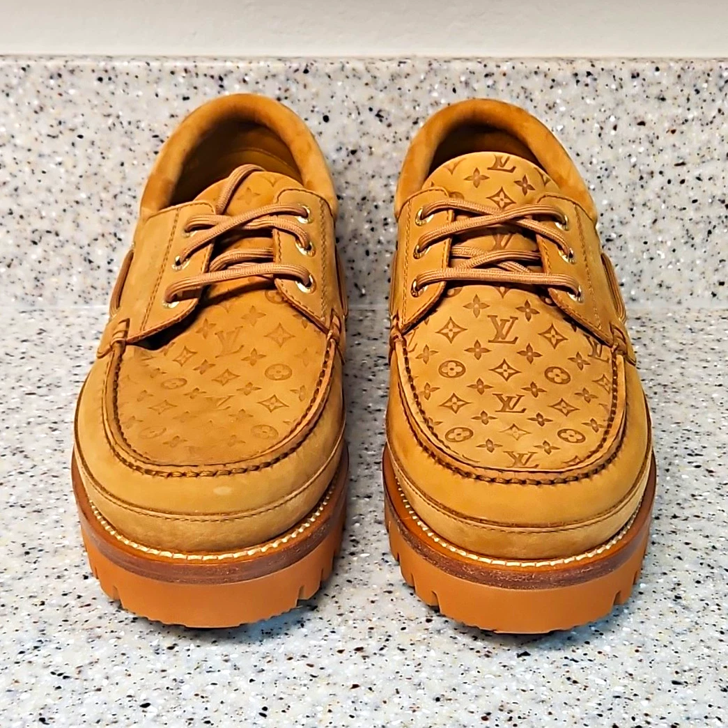 Louis Vuitton Leather Upper Brown Casual Shoes for Men for sale | eBay