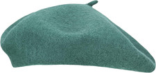 Women Wool Beret Hat French Style Solid Color