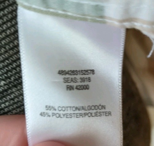 Mens Sz Plaid Button Up - Picture 3 of 5