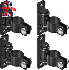 Gate Hinges Heavy Duty Carbon Steel Chain Link Fence Parts Electroplated Finish,