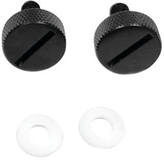 Bikers Choice Slot Seat Screw - 1/4in.-28 - Black Motorcycle Street Bike 482197 - Picture 1 of 3