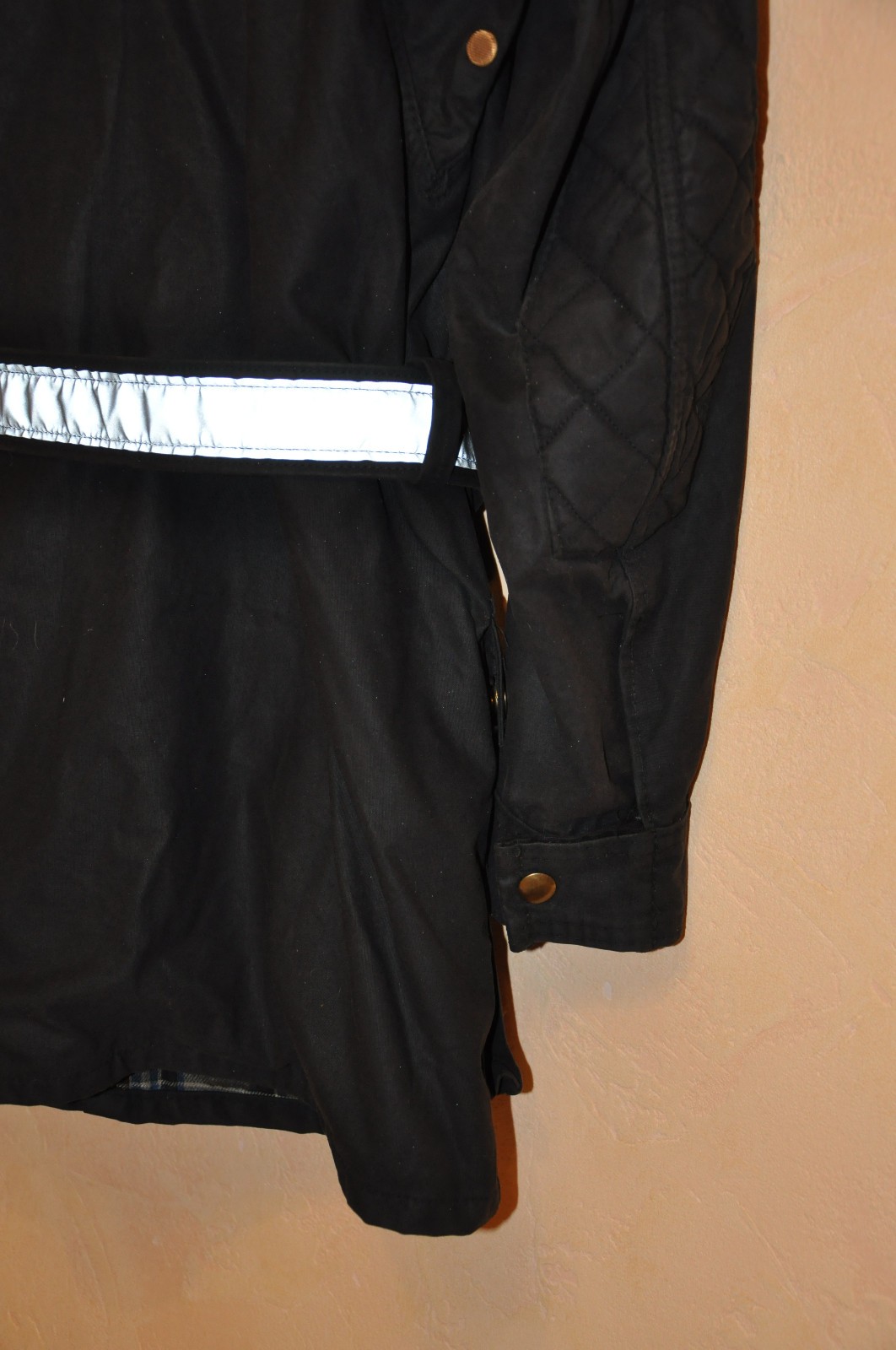 Belstaff Trialmaster Pro Vintage 1970's Men's Black Wax Jacket Size USA 40 EU 50 image 6