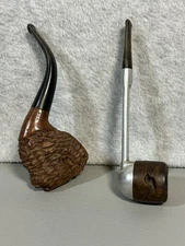 Two Vintage Smoking Pipes Marxman and Falcon