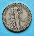 1940-D Mercury Dime. 90% Silver F-VF Condition. Wartime Coin. Charity Auction. — photo 2