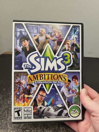 Les Sims 3 Ambitions Pack Extension Cd Rom PC Jeu Vidéo Complet 2010 Lire - Photo 1/10