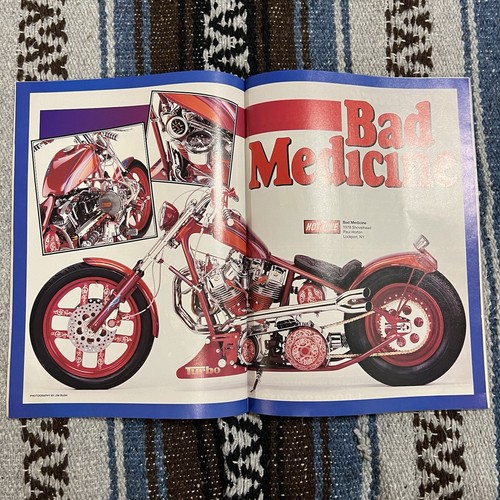 Hot Bike motorcycle magazine december 1993 dyna choppers harley babes custom vtg - Picture 2 of 3