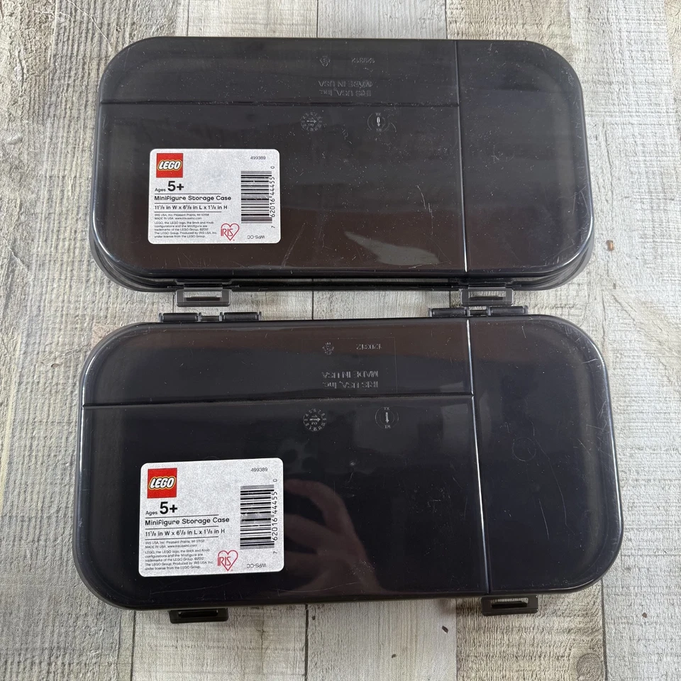 LEGO Minifigures Series 8 Latch Storage Case With Dividers Case Only Lot of 2 - Image 4 of 4