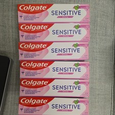 Lot 6 Colgate Sensitive Max Strength Whiten Toothpaste Spearmint Gel 6oz