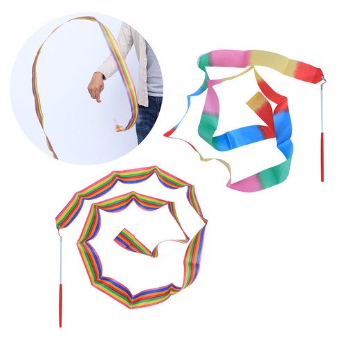 4 Pcs Girls Gymnastics Equipment Dance Ribbons for Children Dancing - 第 9/11 張圖片