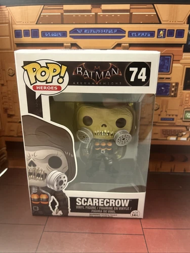 Funko Pop! Vinyl: Batman: Arkham Knight - Scarecrow #74 With Protector