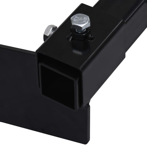 Schneepflugadapter Adapter Stahl für Rasentraktor Schneepflug Schwarz NEU - Bild 6 von 7