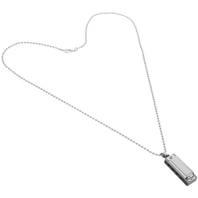 Clothing Decor Accessory Harmonica Necklace Pendant Accessories Harp Jewelry - Image 1 of 4