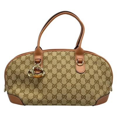 GUCCI Heart Bit/GG 269955 Beige Dark Brown Pink Beige Jacquard