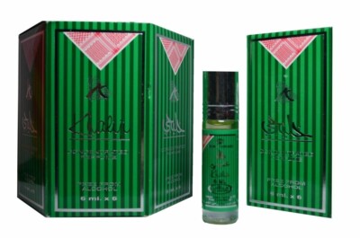 Al Rehab Oil Concentrated Perfume Roll On Attar Arabian Itr Pack of 6 x 6ml Pack
