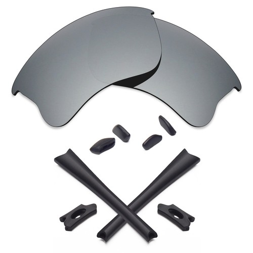 hdhut Polarized Lenses & Rubber Kit for-Oakley Flak Jacket XLJ Sunglass - Opt. - Picture 8 of 31