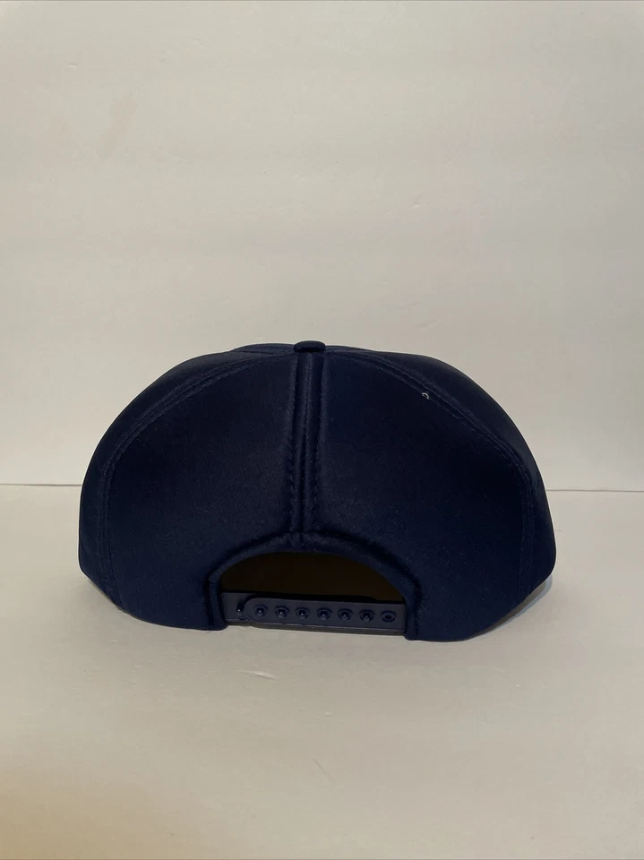 Vintage 80’s Frigidaire Parts & Service Navy Blue Snapback Trucker Hat Foam - Image 4 of 4