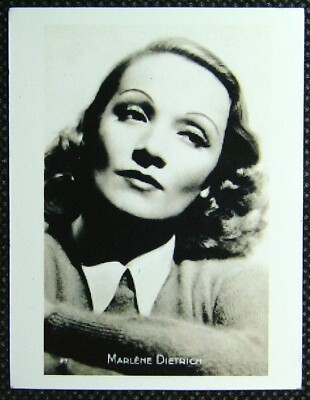 1 x Karte Adler Design Stars of the Silver Screen Marlene Dietrich # 1 von 25