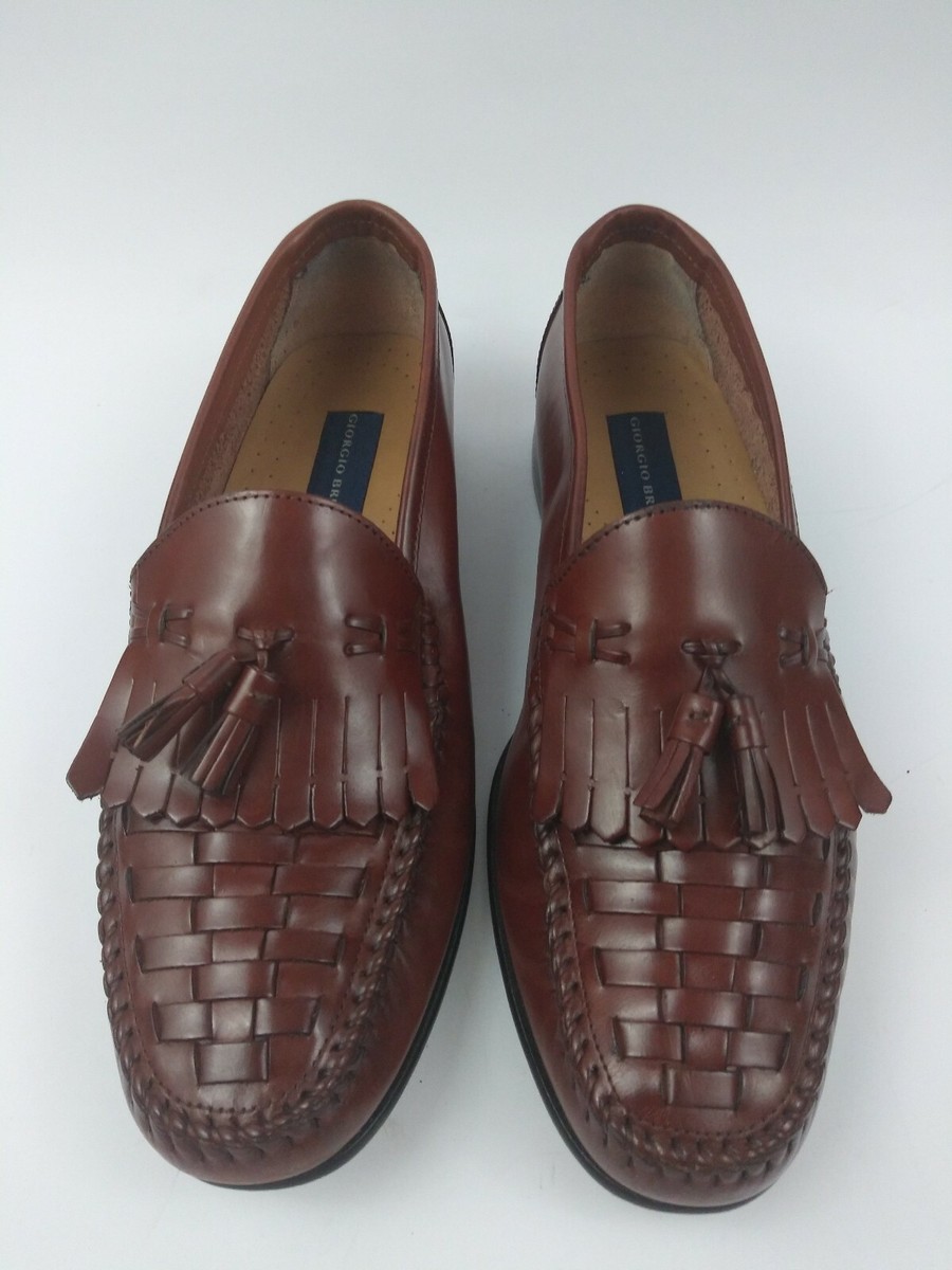 Giorgio Brutini Mens Shoes Size 8.5 M Loafers Woven Kiltie  display picture 1