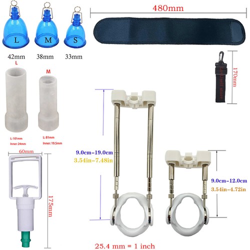 Enlargement Extender Vacuum Stretcher Pump Hanger Bigger Enhancement Super Penis - Picture 7 of 17