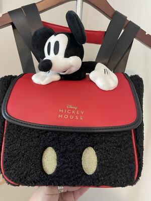 Bioworld Disney Mickey Mouse Peek-A-Boo Plush Backpack