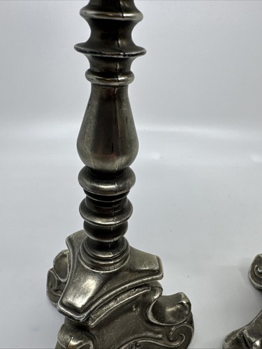 Vintage Rubel Baroque candle holders Set Of 2 - Picture 6 of 8