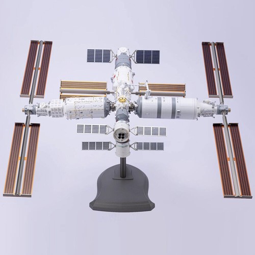 1:90 China Luft- und Raumfahrt Raumstation Modell Kombination Legierungsmodell mit Box Geschenk - Bild 5 von 21