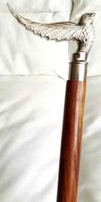 Vintage Bird Handle Wooden Walking Cane 36" Long Mom/Mother/Grandma/Grandpa/Gift