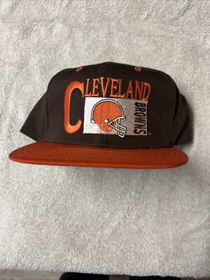 Cleveland Browns VTG Drew Pearson Companies SnapBack Hat Brown