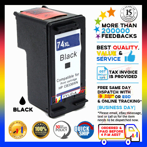 Cartuccia Inchiostro Nero 74XL Remanufactured Per HP Photosmart E Deskjet