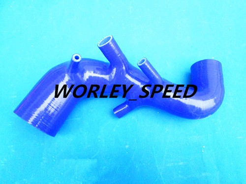 Blue Silicone Induction Intake Hose for AUDI TT S3 Seat Leon Cupra R 1.8T/225HP - Picture 2 of 6