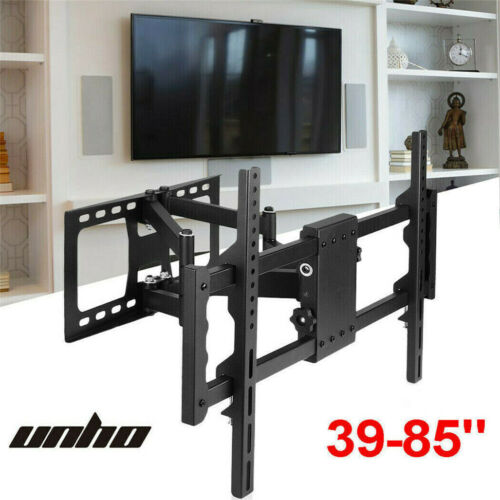 Dual Pivot Arm 180° TV Panel Wall Mount Bracket Tilt Swivel for 32-85" Plasma TV - Afbeelding 1 van 17