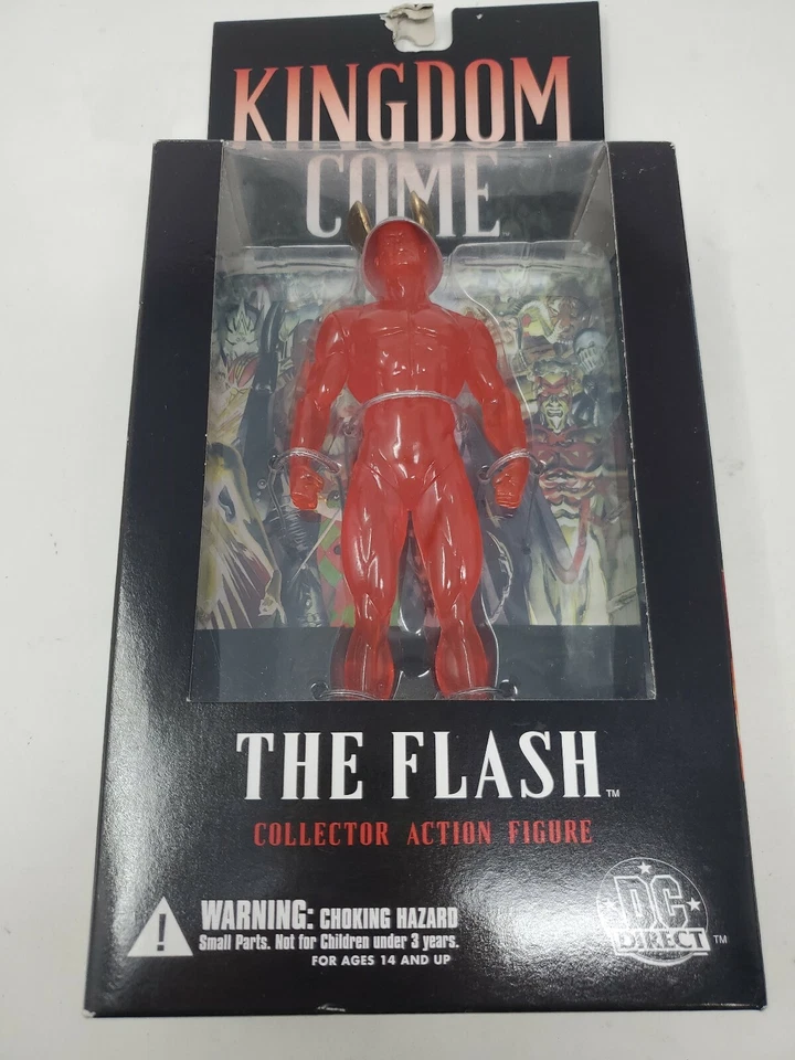 Figura de acción The Flash Kingdom Come Wave 3 roja nueva FS DC Alex Ross Amricons Foto 2 de 4