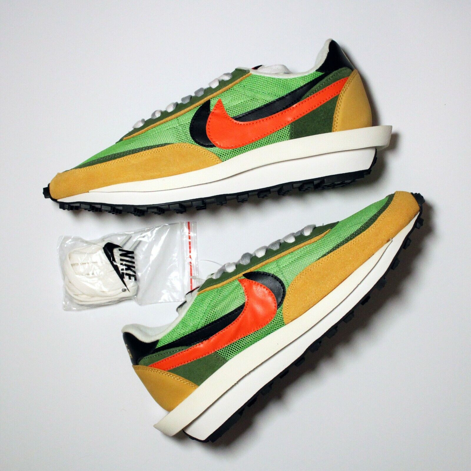 Bij zonsopgang Doelwit privacy Nike Sacai LD Waffle Green Multi US 7.5 10.5 11 12 13 UK EU New Yellow  Black | eBay