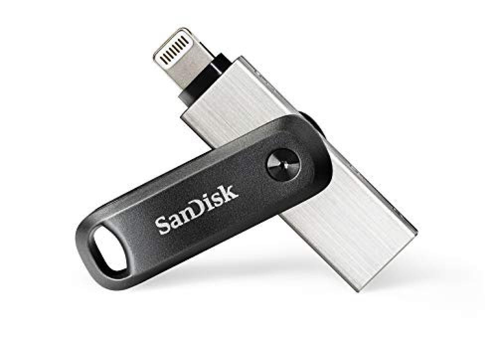 (TG. 64GB) SanDisk iXpand Go 64 GB Unit  Flash USB per Backup di iPhone e iPad -
