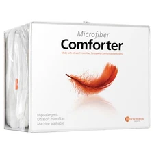HOSPITOLOGY PRODUCTS White Comforter Full Hypoallergenic Duvet Insert Microfi...