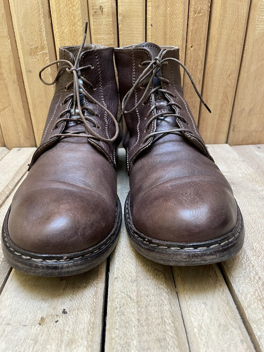 MOMA Brown Leather Lace-Up Ankle Boots SIZE 40 / USA 7 / UK 6 | eBay